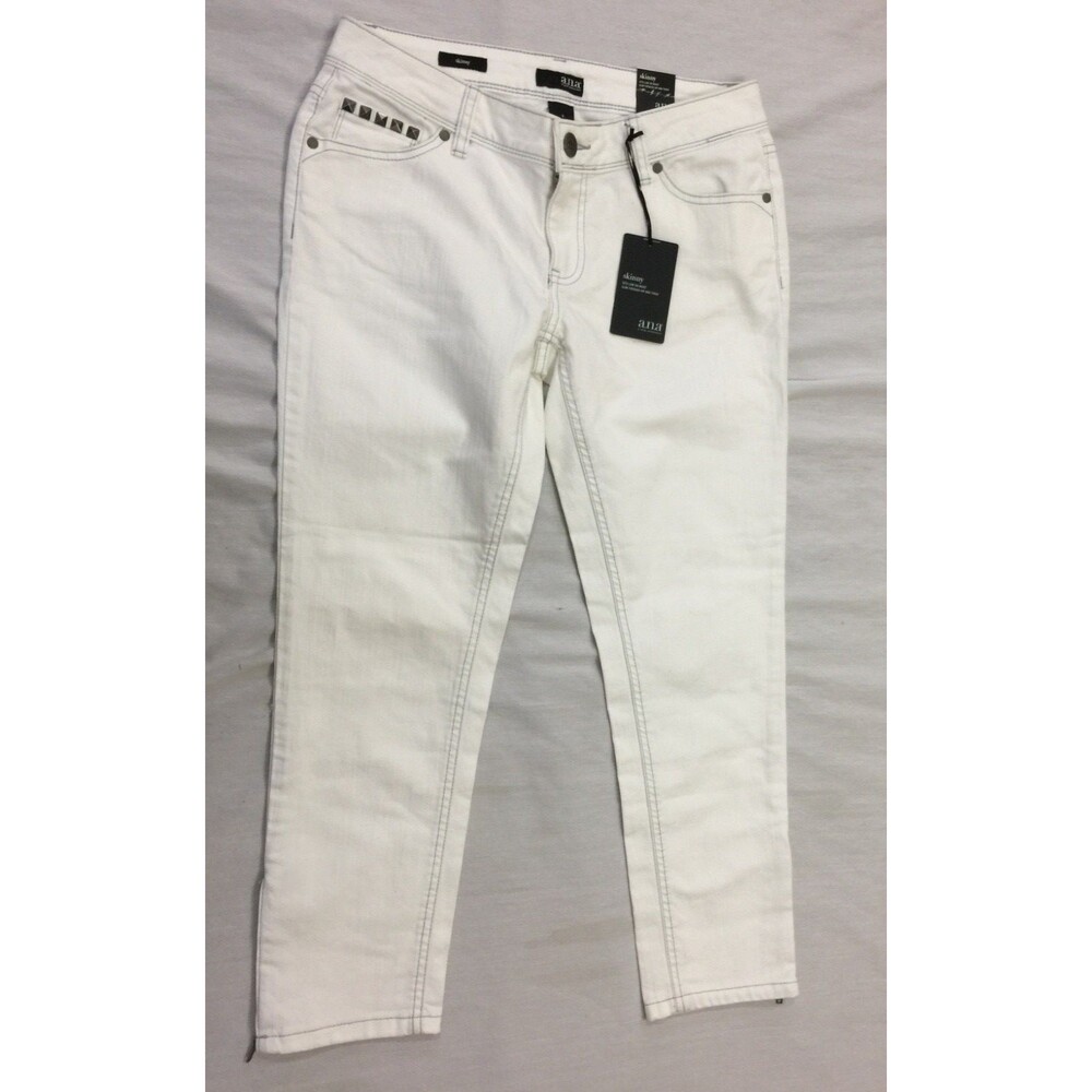 NWT ANA SITS LOW ON WAIST SLIM TROUGHT HIP AND THIGH WOMENS SKINNY JEANS SIZE 6